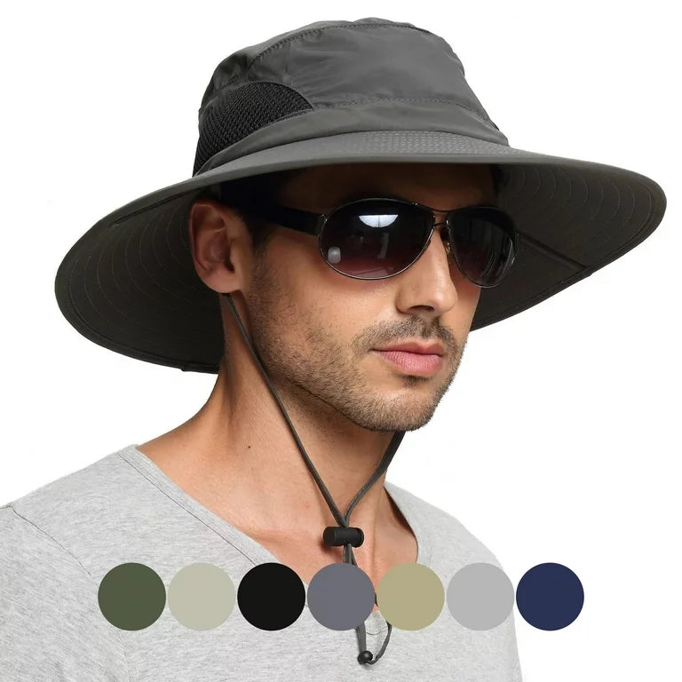 Waterproof Wide Brim Hat Summer UV Protection